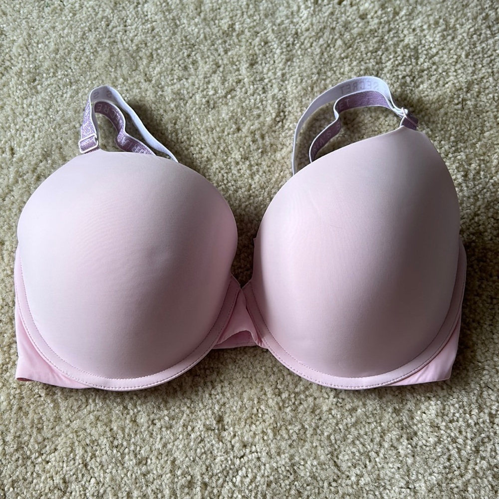 Pink Convertible Victorias Secret Push Up T-shirt Bra